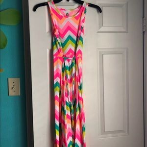 Chevron tank dress